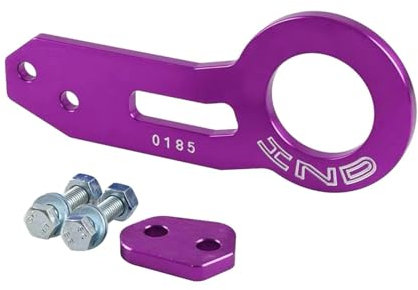 Vesone Kit de Gancho de Remolque para Accesorios de Coche - Kit de Gancho de Remolque Trasero para Coche - Gancho de Aluminio para Remolque de Carreras, con Anilla para Remolque de Coche, para SUV,