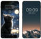 WUACYEAMING für LG G8s ThinQ Hülle,Mode Schutzhülle Schwarz Handyhülle mit Aesthetic Muster Weich Silikon Dünn TPU Stoßfeste Kratzfest Schutzhülle Cover-Der Mond und die Katze