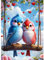 GDYEEH 5D Perroquets Diamond Painting, DIY Oiseaux D'amour Broderie Diamant Painting Complet, Art du Diamant Peinture Strass Point de Croix Painting pour Adultes Débutants,Murale Décor 30x40 cm