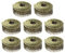 uxcell 2400 Count Siding Nails 1-3/4 x 0.083 15-Degree Ring Shank Full Round Head Collated Wire Coil for Lath and Sheathing Materials