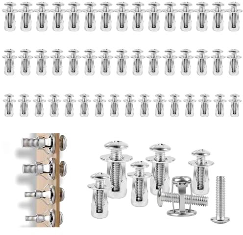 45 PCS tasselli per cavità in Metallo M4 M5 M6 Dadi a Petalo con Vite per pareti Sottili, Porte Cave e lamiera di Ferro