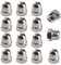 Lyeteung 15 Piezas M8 Tuercas de Acero Inoxidable de Domo, Tuerca Sombrerete, Tuercas Sombrerete Hexagonales, para Tornillos, Pernos