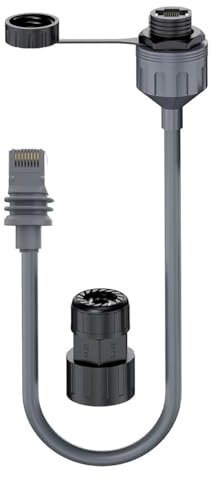 Laroal Adaptateur Ethernet Starlink V3/V4 Adaptateur de câble réseau RJ45 d'interconnexion Haute Vitesse Extension de câble Starlink étanche