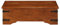 Genérico Wenjingqi 245654 Couchtisch, Massivholz, Akazien-Finish, 110 x 55 x 35 cm, Braun