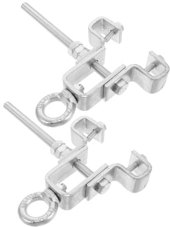 Supvox 2 Stück Sandsack Hängende Halterung Montagehalterung Boxsackanker Schwenkbügel Hängematten-deckenhalterung Boxsack-wandhalterung Stanzbeutelbefestigung Boxsackhaken Silber Stahl