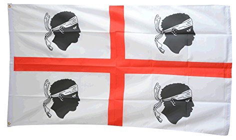 Flaggenfritze Fahne/Flagge Italien Sardinien + gratis Sticker