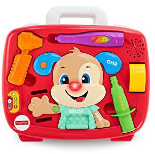 Mattel Fisher-Price FPP97 Fisher-Price Lernspaß Hündchens Arztkoffer