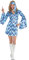 Amscan - Erwachsenenkostüm Disco Lady, Kleid und Stirnband, für Damen, mit Pailletten, 70er, 60er, Karneval, Fasching, Fastnacht, Mottoparty