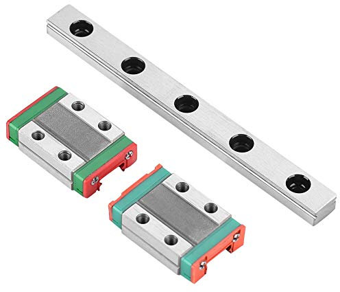 Linearführungsschiene, MGN9B 100mm Miniatur Linearführung mit Gleitblock für Automatische Geräte, Präzisionsmessgeräte und Viele Andere Maschinen