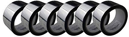 varivendo 6 Rollen Alu Polypropylen Klebeband 50mm x 50m = 300m