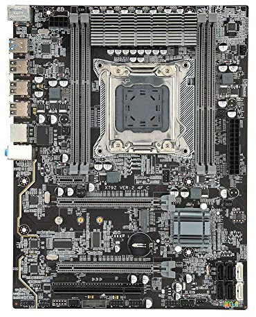 Goshyda X79 Desktop Computer Motherboard 7 + 1 Phase erweitertes Netzteil-Layout Die maximale Speicherkapazität beträgt 64 G Gigabit-Netzwerkkarte, USB3.0, SATA3.0,