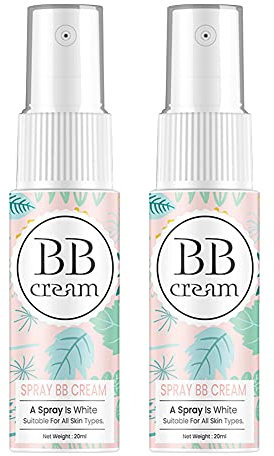 LICHENGTAI 2 Pcs Whitening Spray, 20ml Sprühen BB Cream, Whitening Moisturizing Spray BB Cream, Perfekt für Gesicht Körper Hals Bein Make-up, BB Spray