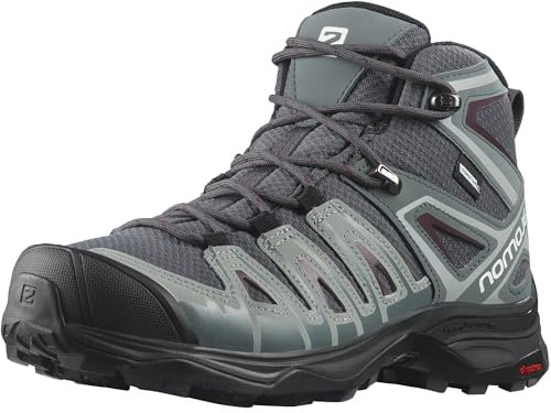 Salomon X Ultra Pioneer Mid ClimaSalomon Waterproof Damen Wanderschuhe, Alle Wetterbedingungen, Sicherer Fußhalt, Stabil und gedämpft, Ebony, 40