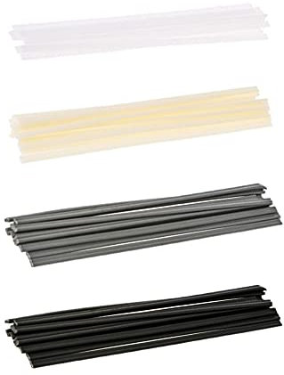 Lowats Soudure Plastique 50 Pièces Baguette de Soudage ABS Tiges de Soudage Multicolore Fils à Souder ABS PP PVC PE Baguette Tubes de Soudage en Plastique Plastique Baguettes de Soudure