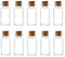 10 Pcs Small Glass Bottles With Cork Lids, Mini Glass With Stoppers for Empty Spell Jars, Small Message, Tiny Wishing, Miniature Potion - DIY Crafts Decoration Wedding Party