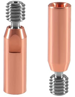 AEDIKO 2pcs Heatbreak para Ender 3 V2, Ender 3 Pro, serie CR10 3D impresora Hotend (calor suave)