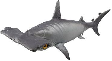 Rep Pals - Requin-Marteau, Jouet Extensible de Deluxebase. Figurines d'animaux réalistes et Super Extensibles, idéales pour Les Enfants