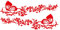 ihreesy Blumenranke Schmetterling Auto Aufkleber,2 Stück Vintage Auto Dekoration Aufkleber Simulation Wasserdichte Autoaufkleber Sticker Selbstklebend Dekoration Folierung Karosserie Decal,Rot