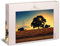 Ulmer Puzzleschmiede - Puzzle „Erntezeit“ - Klassisches 1000 Teile Puzzle mit Landwirtschaft-Motiv – Mähdrescher Arbeiten auf dem Getreidefeld in der Abendsonne - Puzzle-Qualität Made in Germany