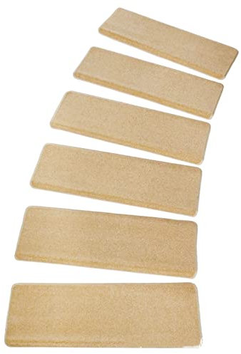 Jiawinng Escalera De Madera Antideslizante Escalera De Madera 15 Piezas para Facilitar La Instalación De Corredores Antideslizantes para Alfombras De Escaleras Interiores para Niños Mayores,D