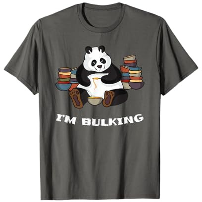 I'm Bulking T-Shirt Panda Gym Workout Gewichtheber Geschenke T-Shirt