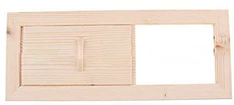 Facynde Sauna-Entlüftungs-Kit - Zedern-Sauna-Giebel-Entlüftungs-Kit | Zubehör für Lüftungsgitter aus Zedernholz für Saunaräume