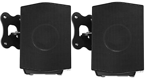 Aokicase for Samsung Home Cinema Holder Samsung Home Cinema Wall Mount Stand Accessories with Integrated Cable Management, Smart Home Speaker Accessories Rack (Black, HW-Q990B) 2PSC