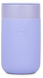 W&P Porter Ceramic Mug w/Protective Silicone Sleeve, Lavender 16 Ounces | On-the-Go | Reusable Cup for Coffee or Tea | Portable | Dishwasher Safe