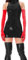 Ferceina Latex Leather Long Gloves Women Sexy Wet Look 24 Inch Dress Costume Cosplay Gloves(Black, M)(60cm), Red, Large