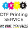 Custom DTF Transfer Printing Heat Press/Iron-on Sepcial Design Decal Family Party Fun Workwear Images Text Logo T-Shirt - Full Vivid Colours - A4 A3 A2 1Meter - Ready to Press
