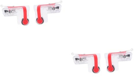 HEMOTON 2 Paar Handy-Gamecontroller Tasten für Handyspiele Spiel Zieltaste Telefongriff Telefone Zieltaste für Handyspiele Telefon-Feuerknöpfe Universal- Regler Schuss Joystick handhaben