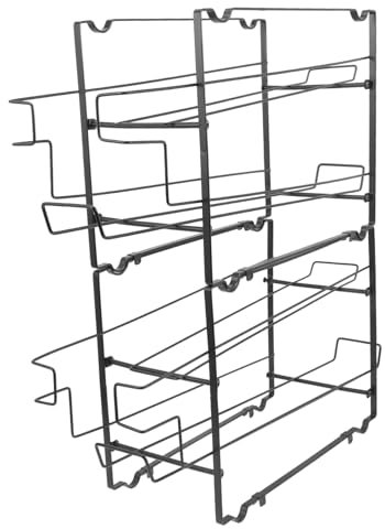 PRETYZOOM Metal Beer Beverage Storage Rack Soda Can Organizer Pantry Can Organiser Household Beer Organizer