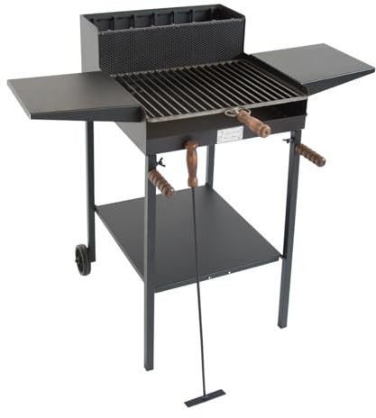 BA50-BARBECUE OLIVETO CON ALETTE A LEGNA E CARBONE-CRUCCOLINI