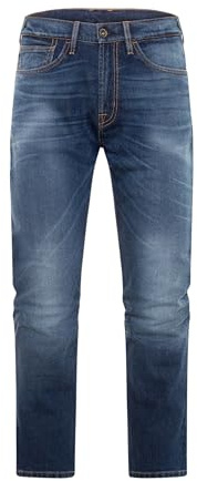 Rokker Rokkertech Straight Motorrad Jeans, blau, 34/34