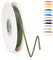 Armeegrün 3mm Satinband 95 Meter, Polyesterband, verschönern Sie Ihre Bastelarbeiten und Feiern, ideal für Geschenkverpackungen, Dekorationen, Hochzeitsautoband, Bänder zum Basteln