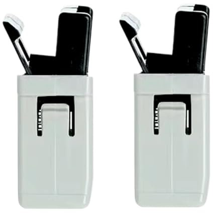 2Pcs MFG61979001 Locker Microwave Slide Out Hood Locker Fit for LG Microwave, MFG61979001 Locker Compatible with Kenmore Microwave Ovens (Black or White)