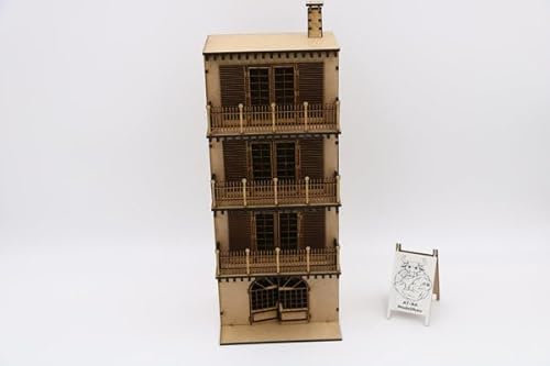AT-BA Modellbau 220035 Slotcar-Deko Haus Variante 7