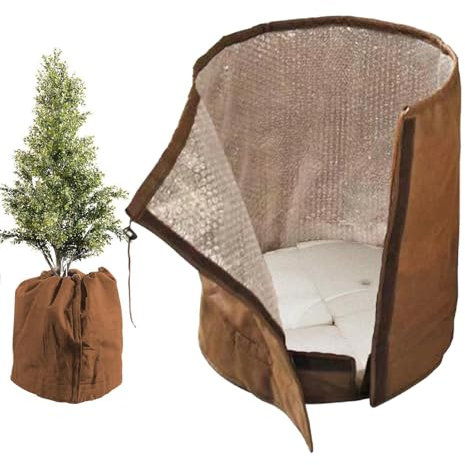 WEITING Thermo Topfschutz Für Pflanzen, Topfpflanzen Schutzbeutel Winter, Topfschutzsack Winterschutz Mit Kordelzug, Frostschutz Pflanztöpfe Pflanzkübel Vor Frost Und Nässe