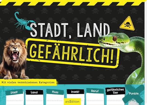 Stadt, Land, gefährlich!: Mit vielen verschiedenen Kategorien