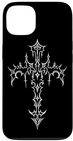 Hülle für iPhone 13 Gothic Cross Grunge Aesthetic Mall Gothic