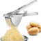 UUE Kartoffelpresse,Kartoffelpresse Edelstahl,Edelstahl Kartoffelstampfer für Babynahrung geeignet,Rundloch Ideal für Spätzle,Kartoffelpüree, Obstsäfte,Gemüsebrei,Püree