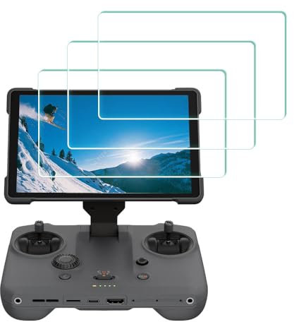 ULBTER Displayschutz Schutzfolie für DJI RC Pro 2 -Mavic 4 Fernbedienung, Monitor screen protector folie 9H Härte Gehärtetes Glas Zubehör [3 Stück]
