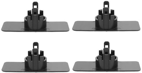 Hoite Support De Capteur De Stationnement, 4 Pièces, Support D'aide Au Stationnement, Autocollant, 22 Mm, Noir, Pour De Nombreux Véhicules, A22154204