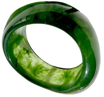 Xuancai Ombres Armreif aus braunem Harz, tragbar, bequem zu tragen, für Geschäftstreffen, Verabredungen, stilvolle Outfits, Ombres-Schmuck aus Kunstharz, Schmuck für das Büro, Einheitsgröße, Wie