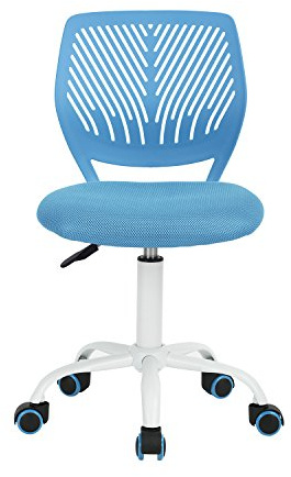 FurnitureR Home Office Stuhl, ergonomischer höhenverstellbarer Drehstuhl mit Rollen, moderner Computerstuhl für Arbeitszimmer und Büro