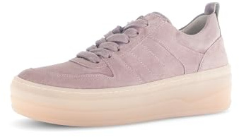 Gabor Damen Low-Top Sneaker, Frauen Sneaker,bequemlichkeit,extra,fersen-Riemen,gefuettert,gesundheits-Schuhe,Rosewood/Dark Rose,41 EU / 7.5 UK
