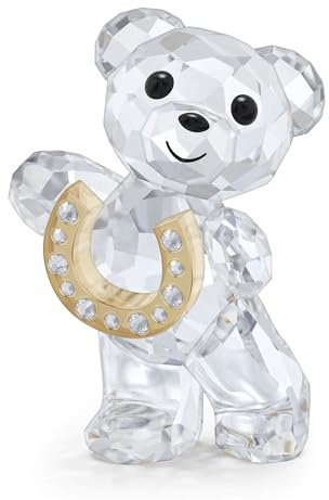 Swarovski Kris Bär Glücksbringendes Hufeisen