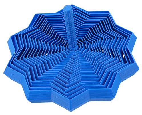 TOGEVAL 3d-gedruckter Erweiterbarer Sinnesspielzeug Stern Sechseckiger Spiral Fidget Spinner Tragbares Konzentrationsspielzeug für Erwachsene