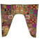 Sophia Art Weihnachtsdekoration indischer Ethno-Fenster-Volant, Heimdekoration, Bandhanwar Toran, Vintage-Stil, bestickt, Patchwork-Tür-Querbehang, baumwolle, lichtgrün, 46 X 42 Gate Valance