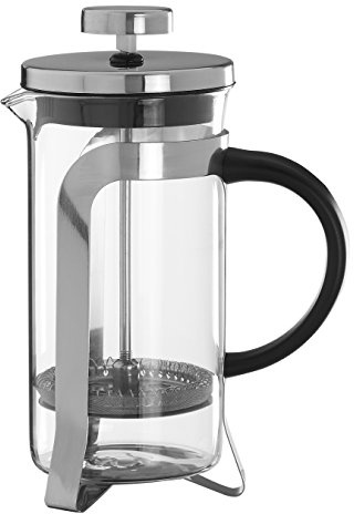 Premier Housewares Akeala Cafetiere, Stainless Steel, Silver, 8 x 12 x 17 cm